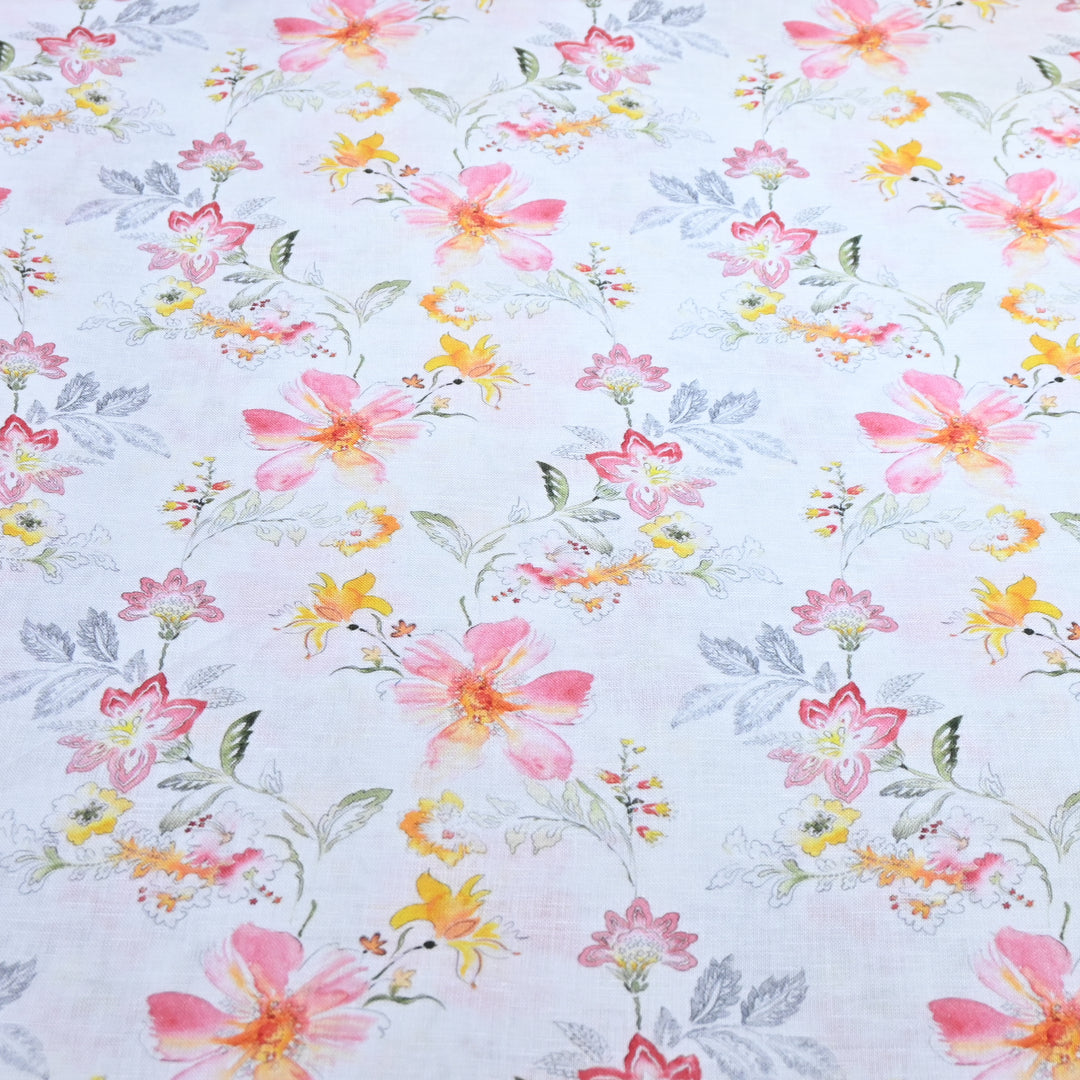 PREMIUM PURE LINEN DIGITAL PRINT FABRIC- LIN054- 06