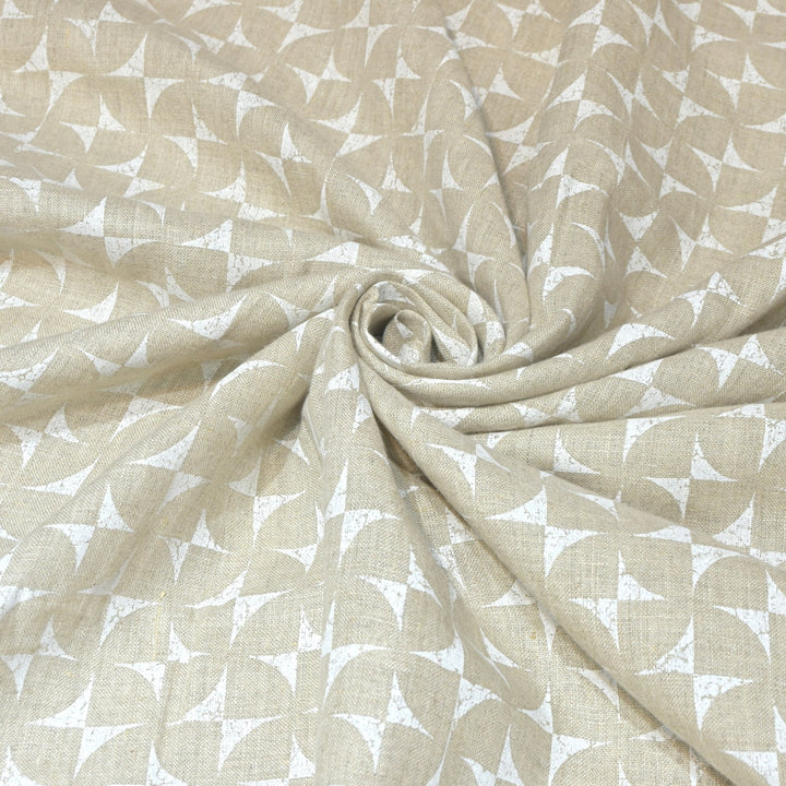 Pure Linen Digital Print Fabric