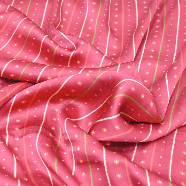 Bemberg Satin Digital Print Fabric– Soft Luxury Designer Satin Fabric 001333-46