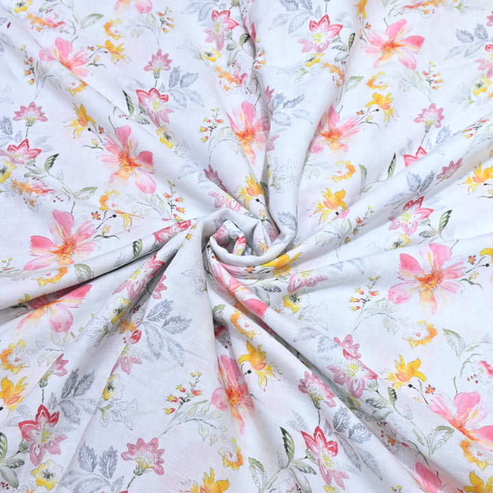 PREMIUM PURE LINEN DIGITAL PRINT FABRIC- LIN054- 06