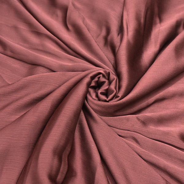 Rose Taupe Colour Satin Chiffon Fabrics
