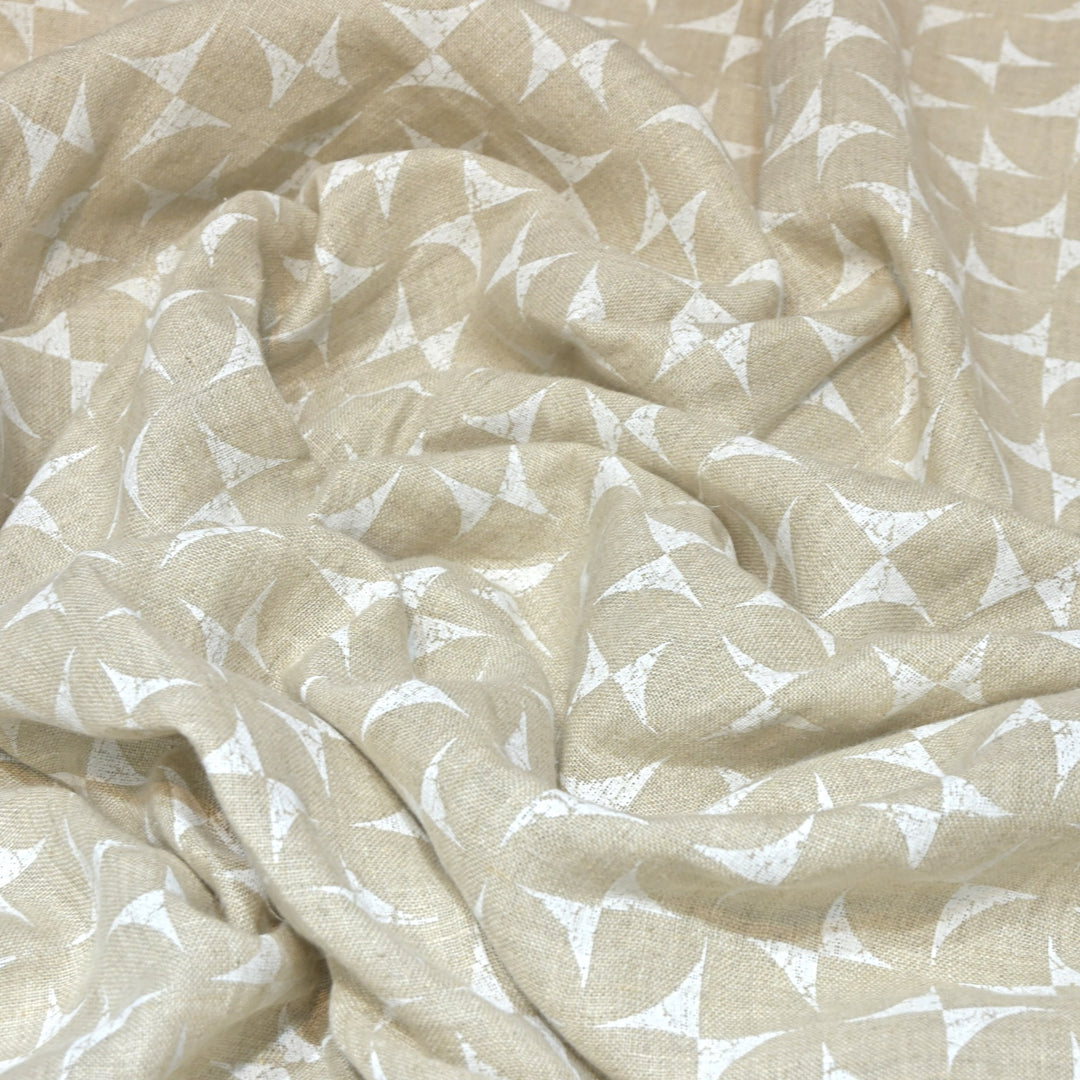 Pure Linen Digital Print Fabric