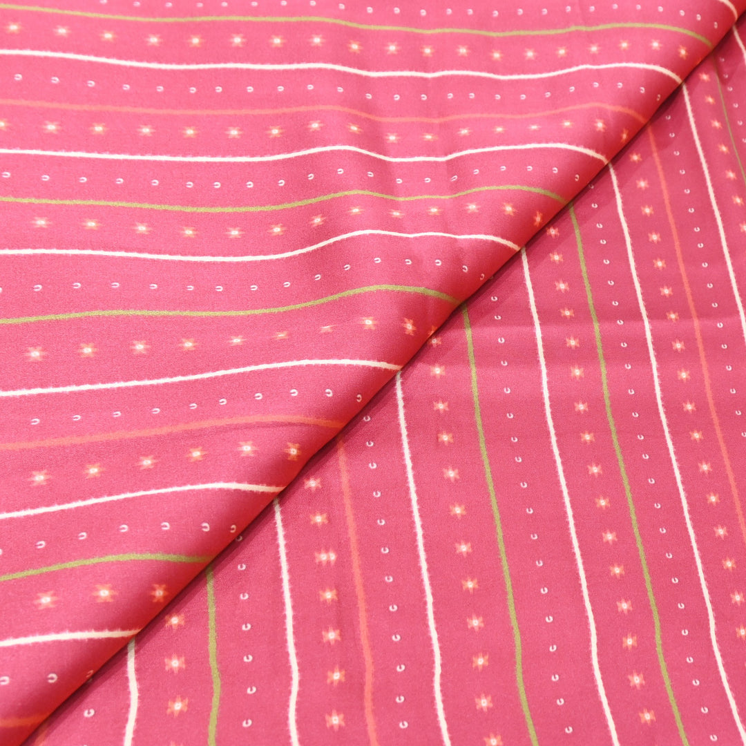 Bemberg Satin Digital Print Fabric– Soft Luxury Designer Satin Fabric 001333-46