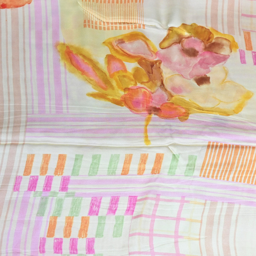 Bemberg Satin Digital Print Fabric– Soft Luxury Designer Satin Fabric 001333-09