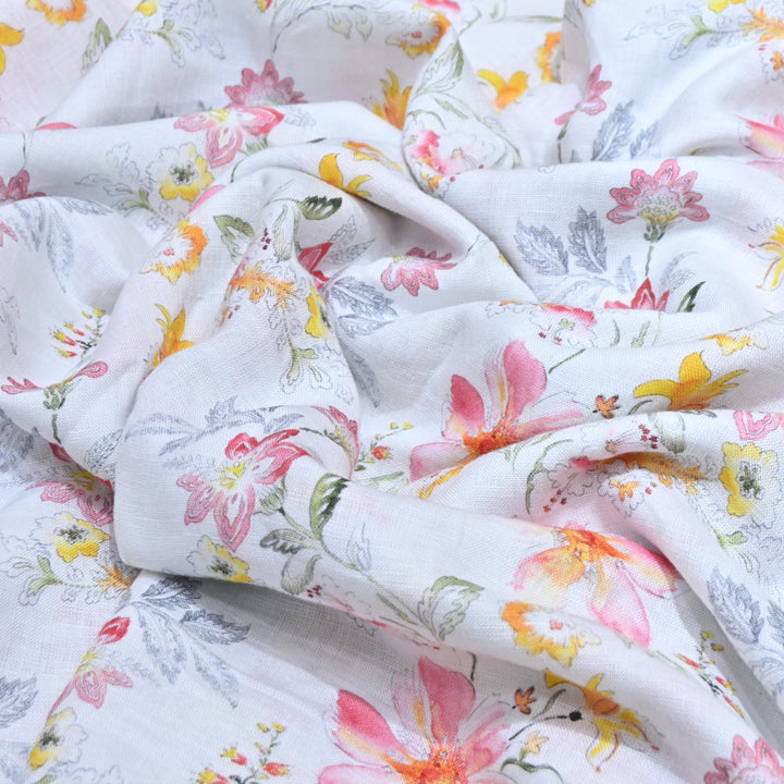 PREMIUM PURE LINEN DIGITAL PRINT FABRIC- LIN054- 06