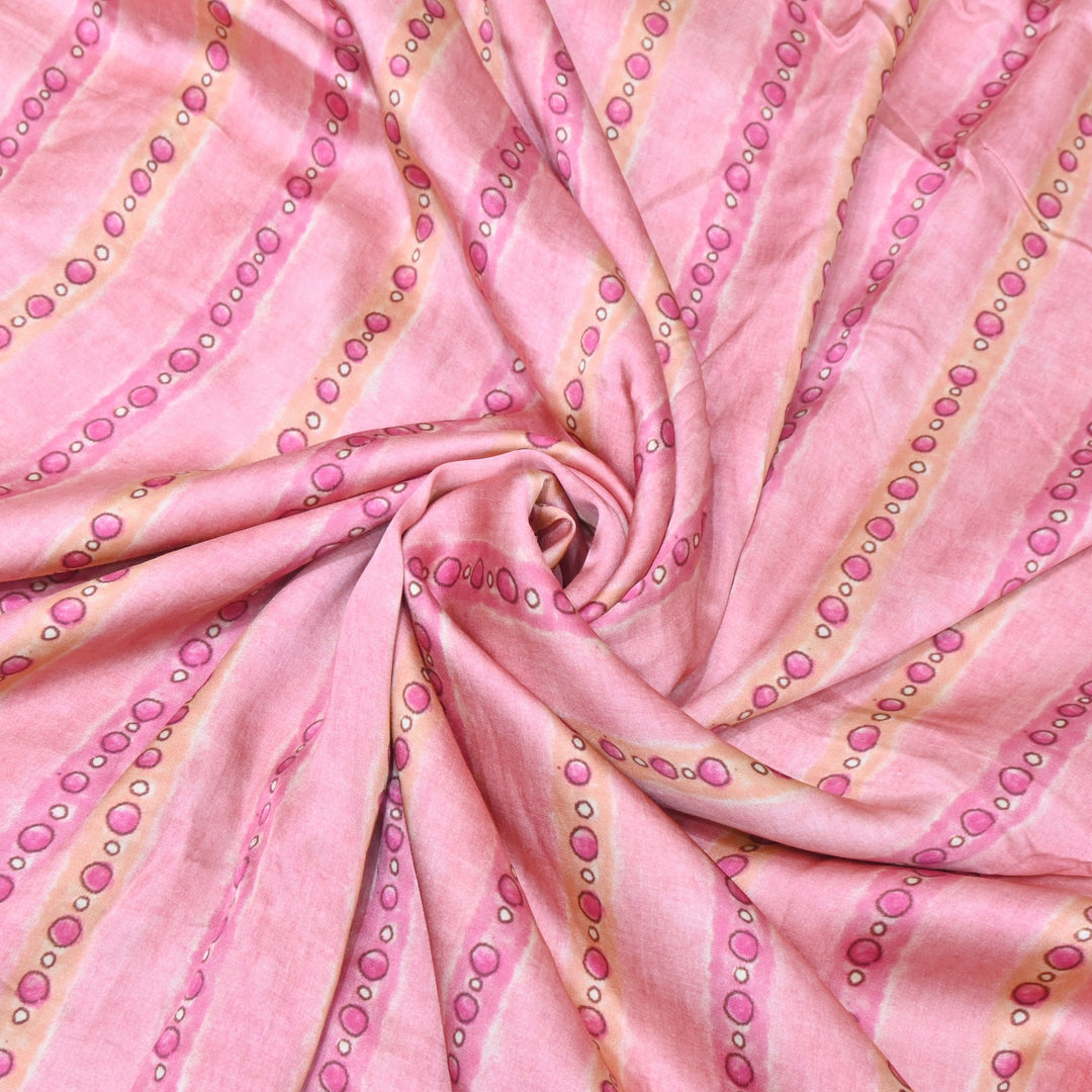Bemberg Satin Digital Print Fabric– Soft Luxury Designer Satin Fabric 001333-42
