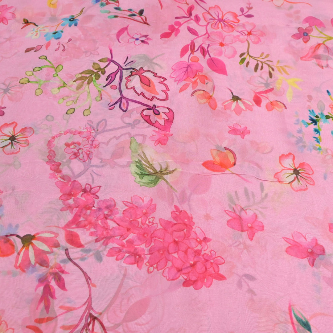 Viscose Organza Digital Prints Fabrics