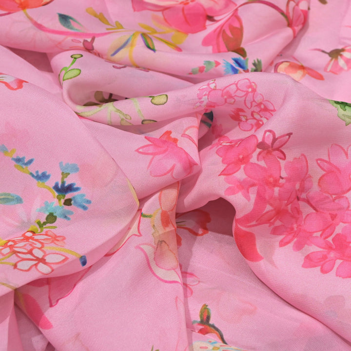 Viscose Organza Digital Prints Fabrics