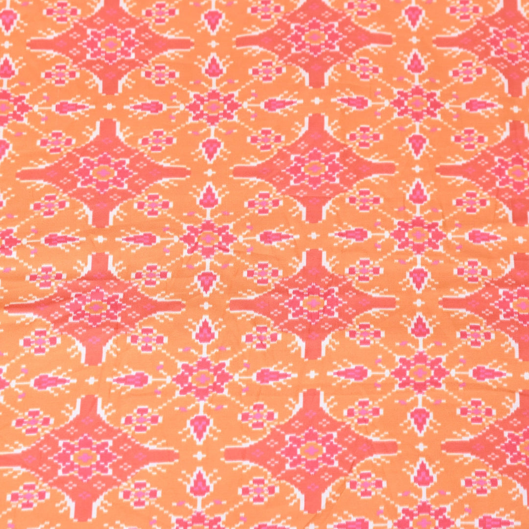 Bemberg Satin Digital Print Fabric– Soft Luxury Designer Satin Fabric 001333-43