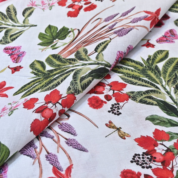 PREMIUM PURE LINEN DIGITAL PRINT FABRIC- LIN054- 03