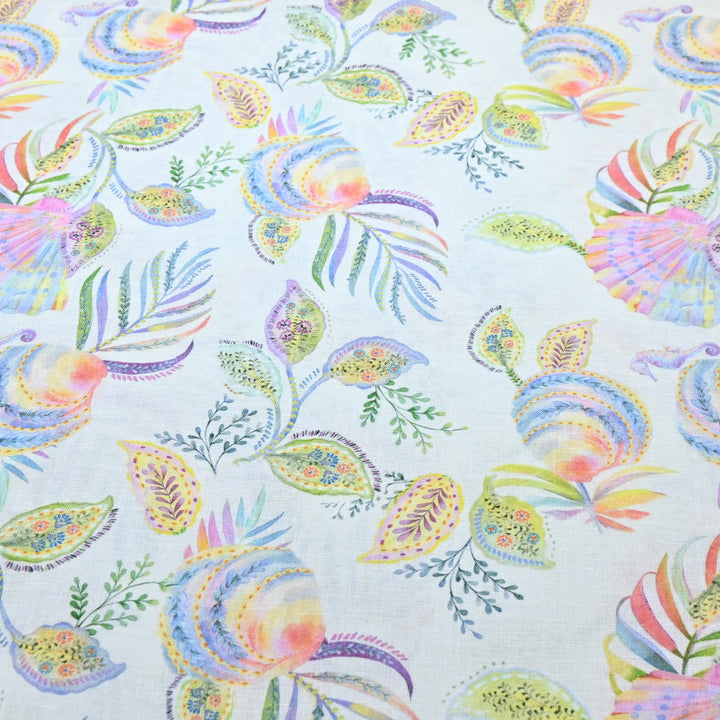PREMIUM PURE LINEN DIGITAL PRINT FABRIC- LIN054- 08