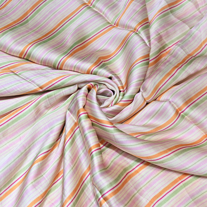 Bemberg Satin Digital Print Fabric– Soft Luxury Designer Satin Fabric 001333-08