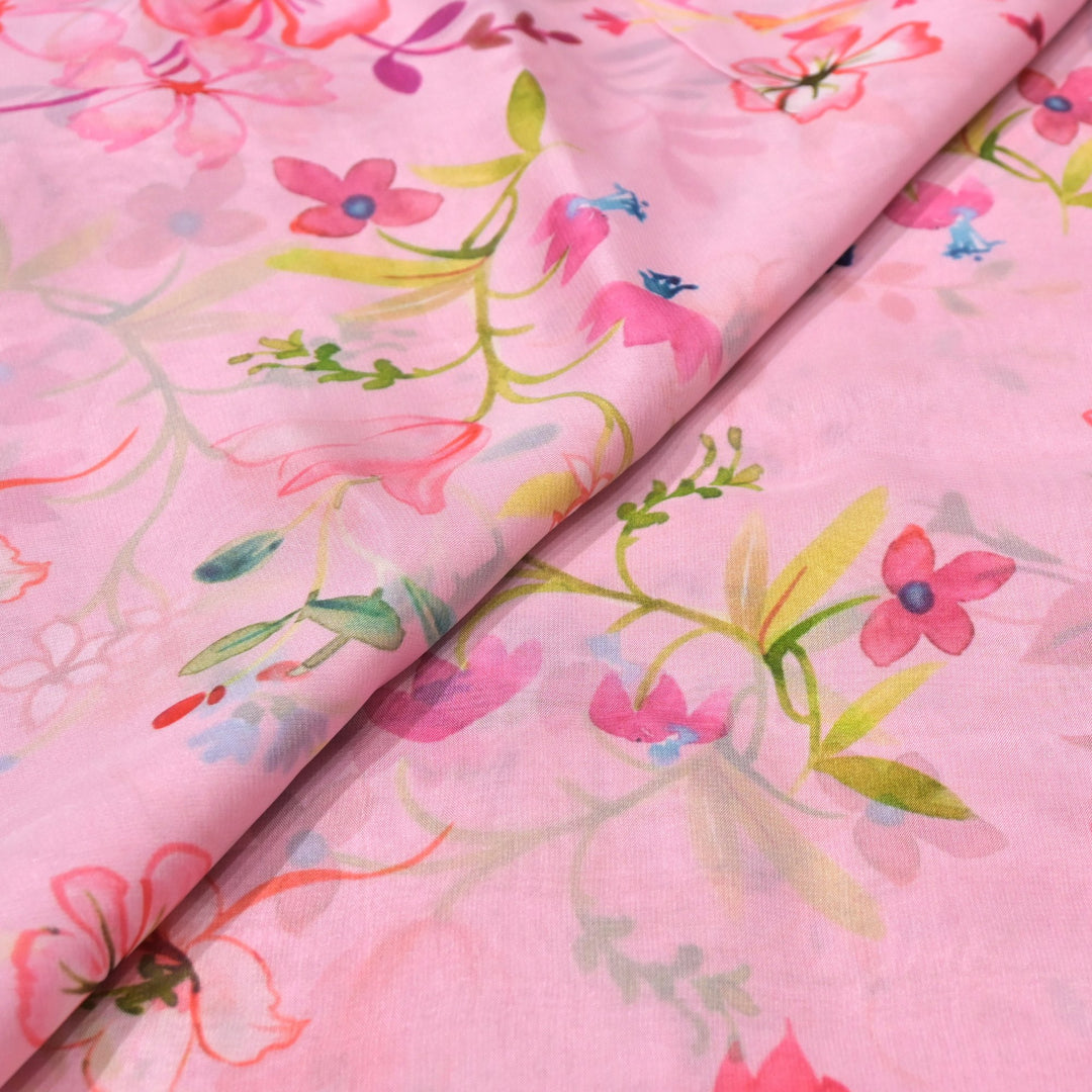 Viscose Organza Digital Prints Fabrics