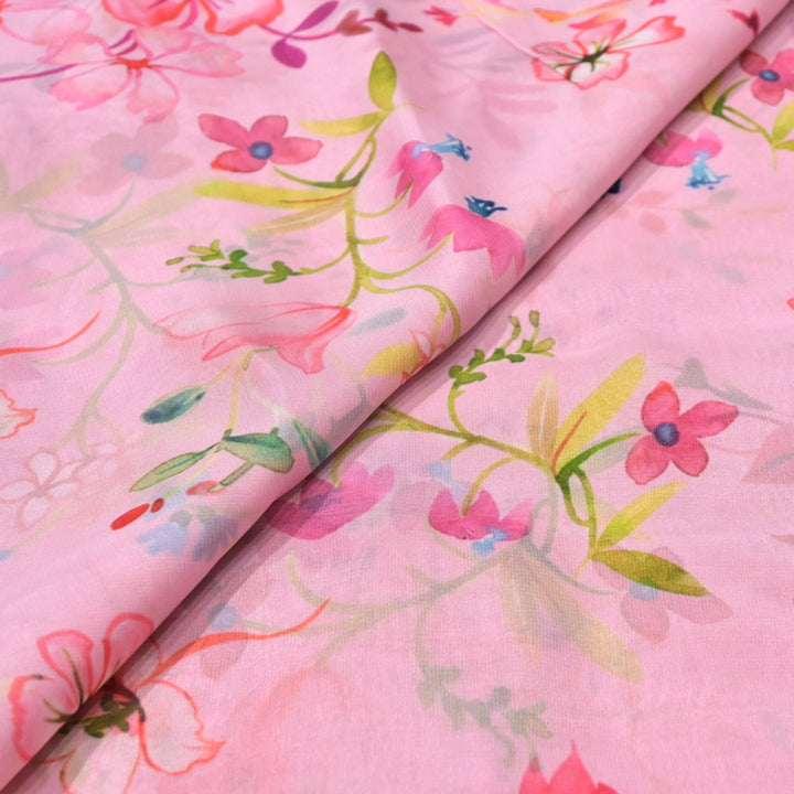 Viscose Organza Digital Prints Fabrics