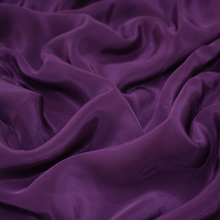 Purple  Shisha Crepe Fabrics