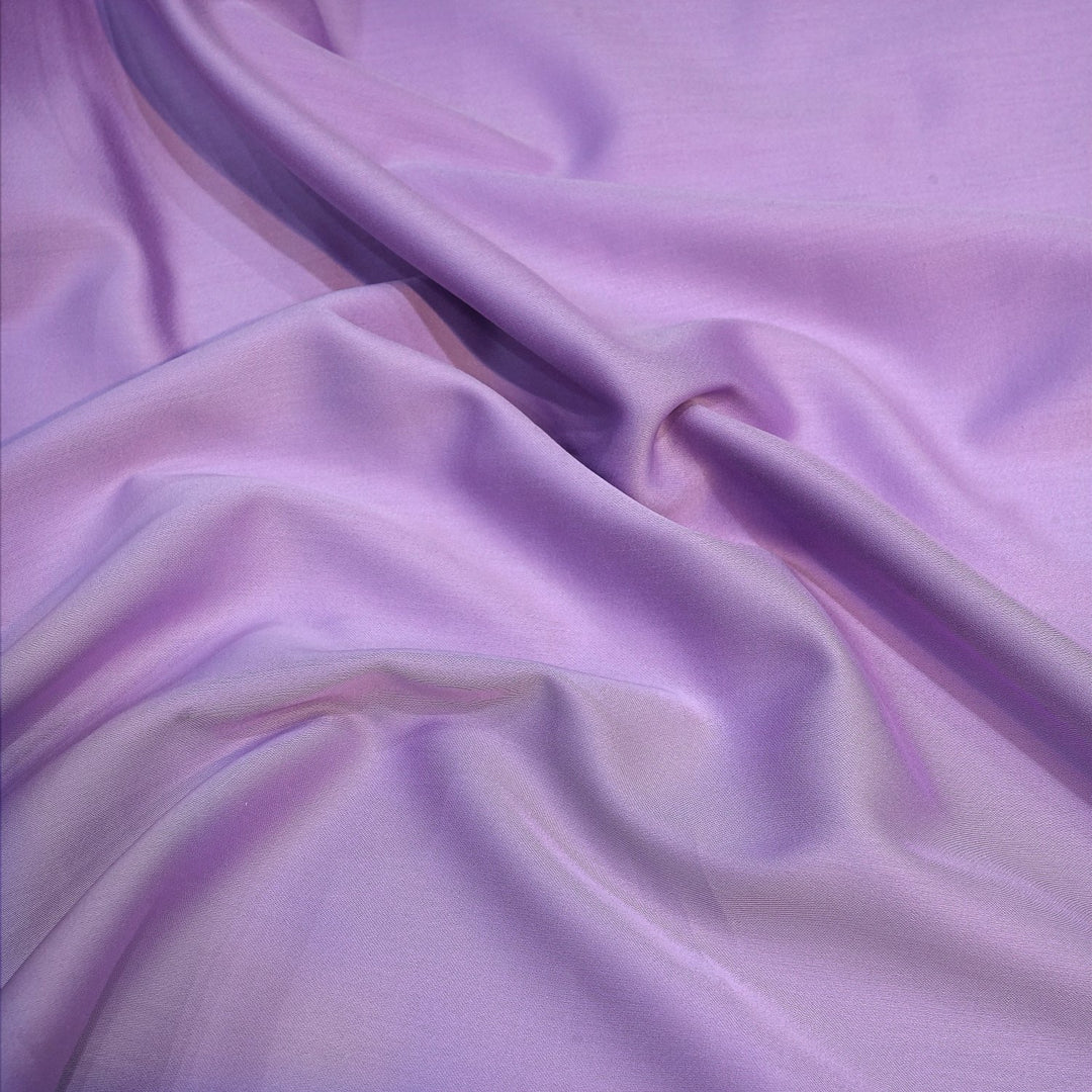 Periwinkle Purple Colour Arvind Glace Cotton Fabrics