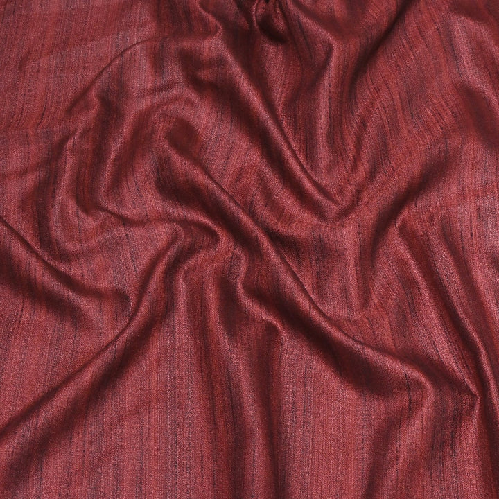 Wine Colour Poly Champion Silk Fabrics