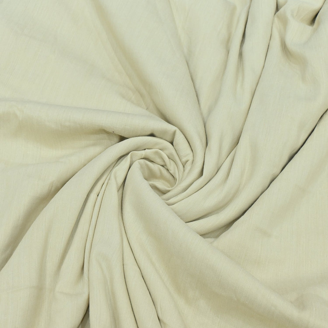 Cream Colour Pure Monga Silk Fabrics