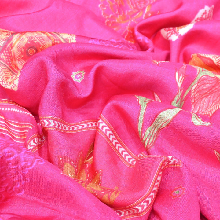 Premium Muslin Digital Print Fabric - 000844-14
