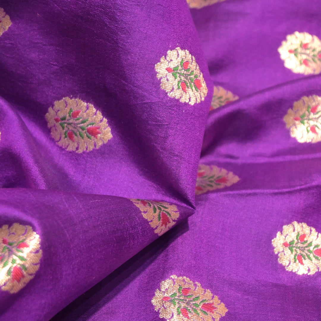 Pure Chiniya Silk Banarasi Brocade Fabric