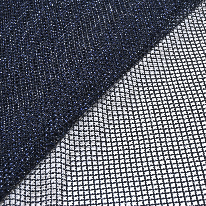 IMPORTED NET EMBROIDERY FABRIC WITH SHIMMER BEADS- LM001/26-7- 02