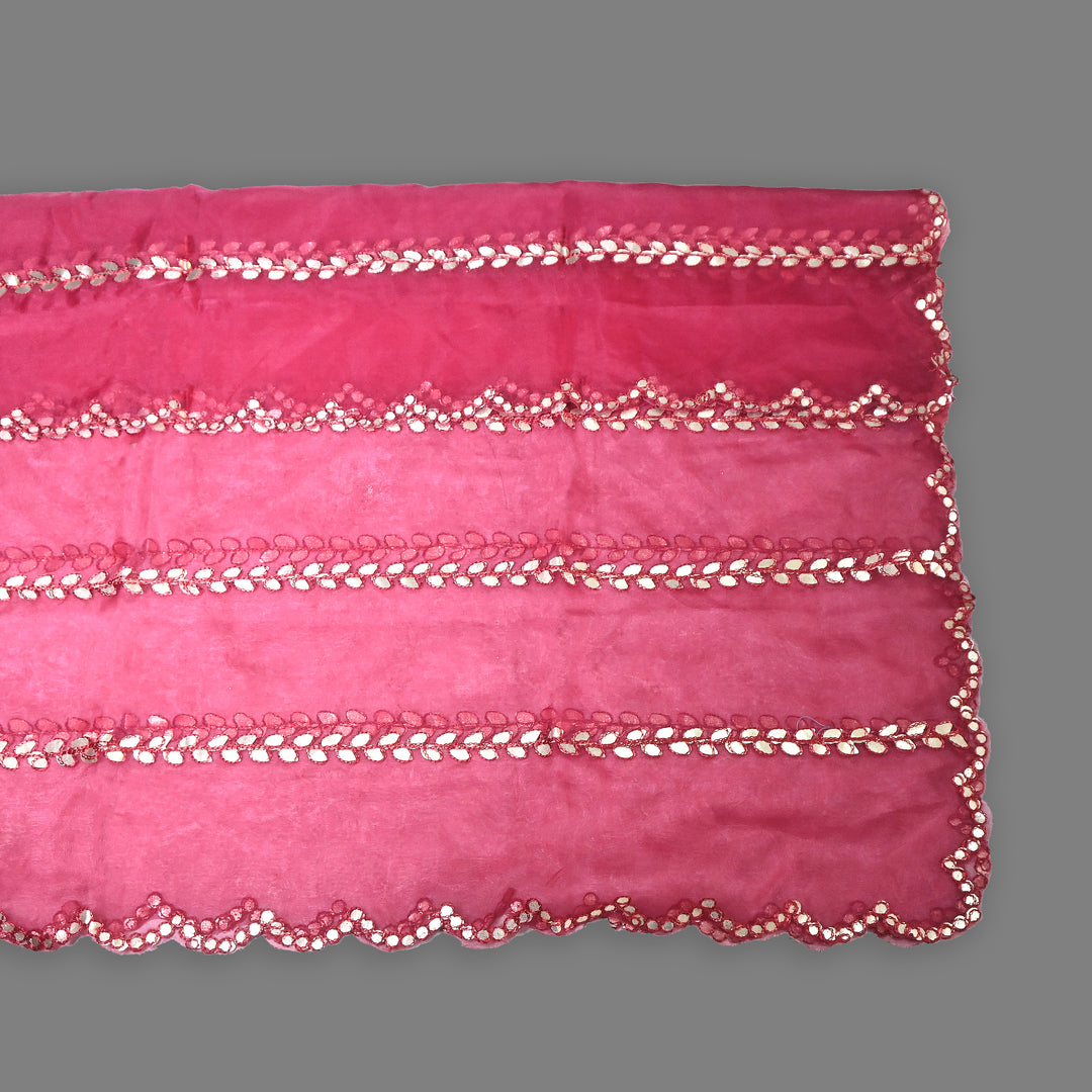 Organza Gota Patti Work Dupatta – Elegant Ethnic Dupatta for Women