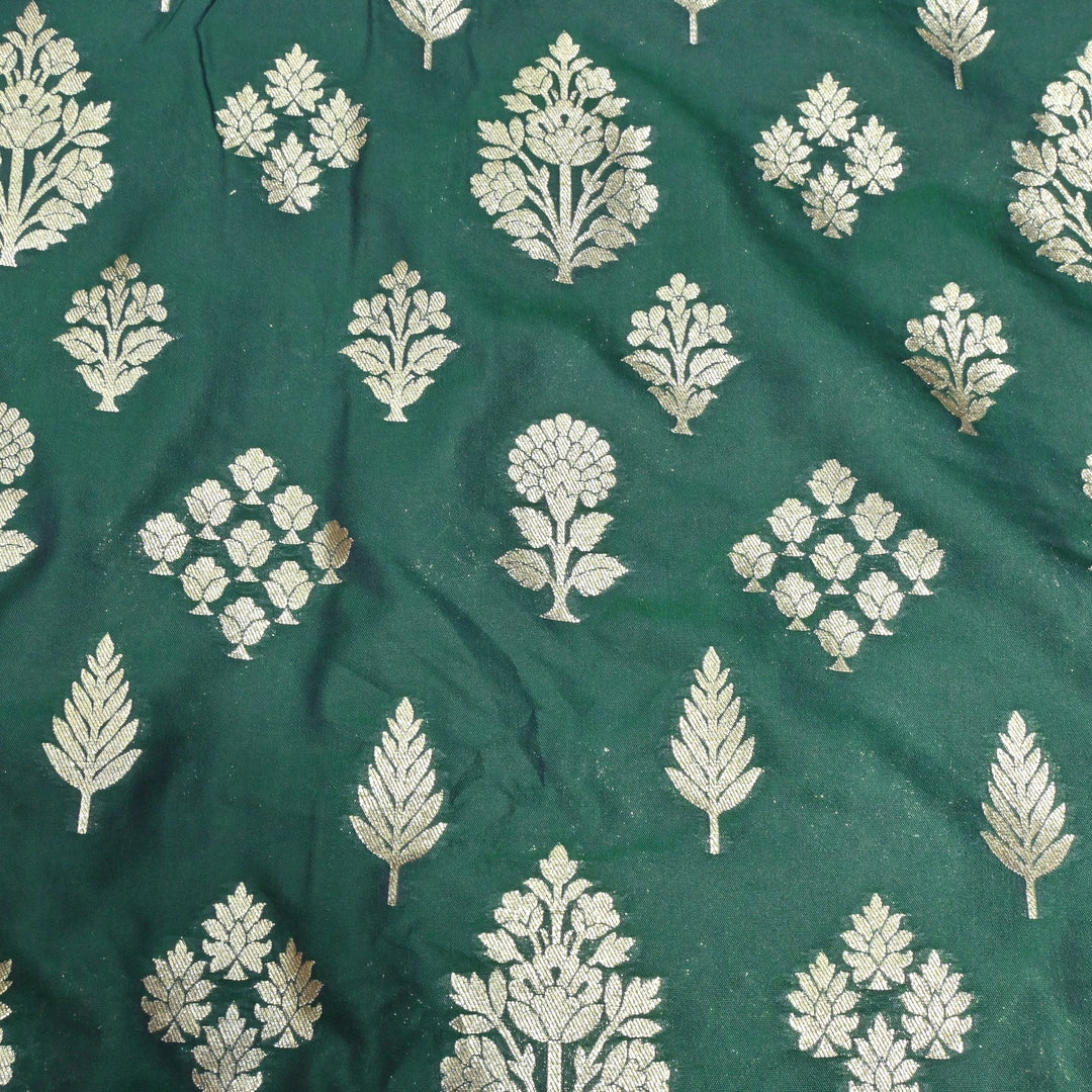 Katan Silk Zari Jaal Brocade Fabrics