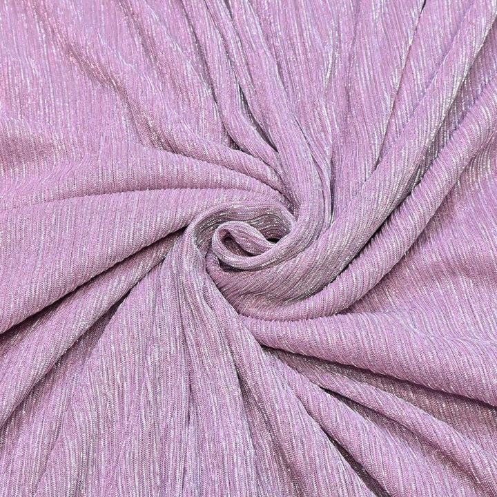 Lilac Crinkled Moonlight Fabric