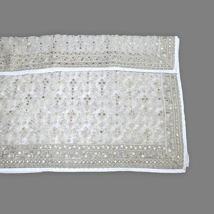 Organza Sequence & Zari Dupatta – Elegant Ethnic Dupatta for Women- RV2210-01
