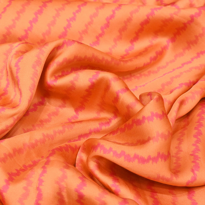 Bemberg Satin Digital Print Fabric– Soft Luxury Designer Satin Fabric 001333-44