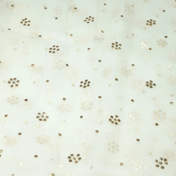 28gm Organza Mukaish Hand Work Fabrics