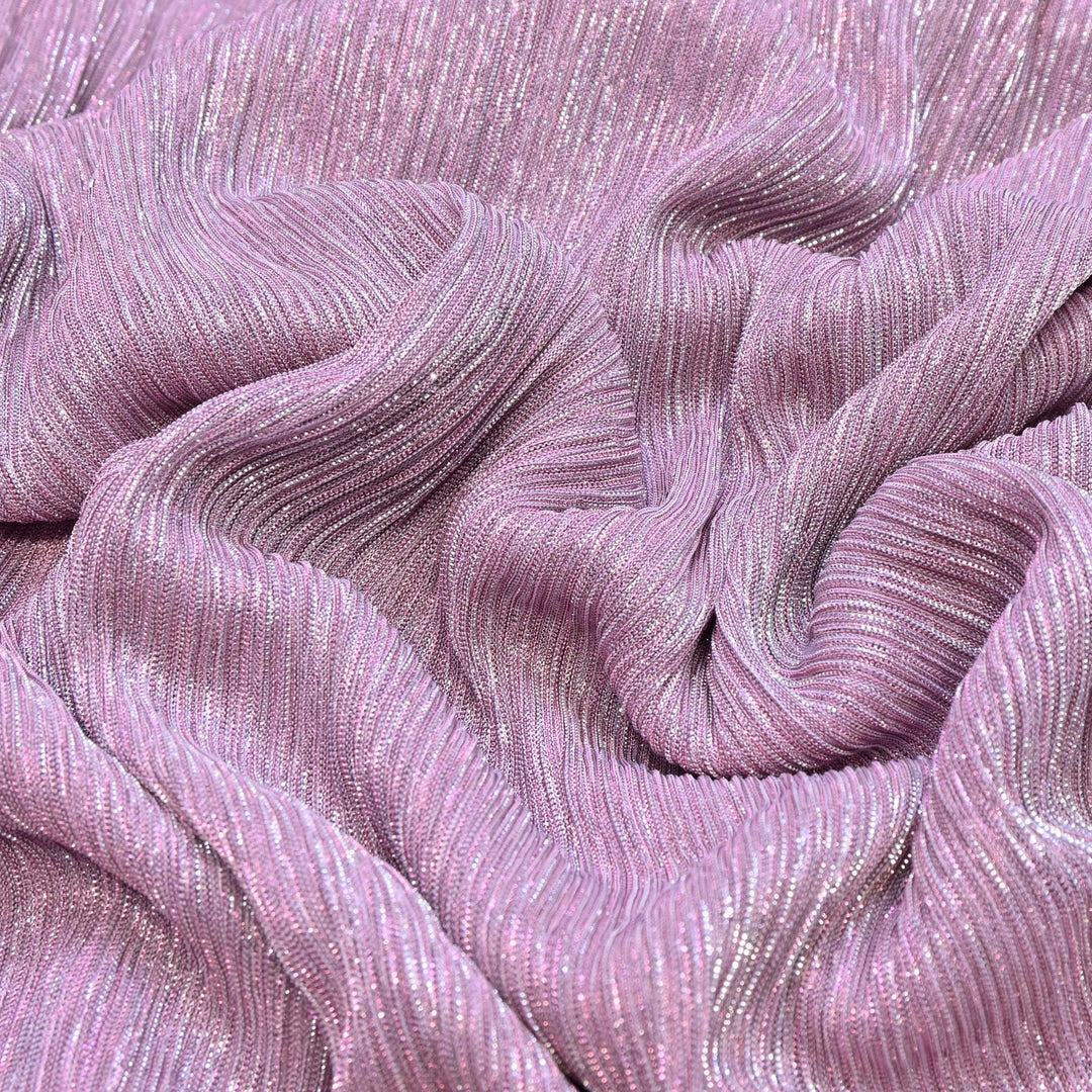 Lilac Crinkled Moonlight Fabric
