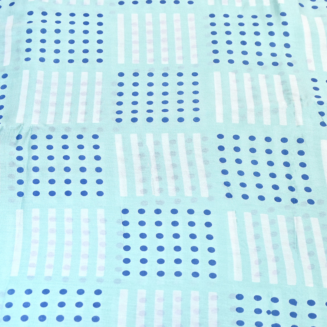 Silk Chanderi Digital Print Fabric 44" – Soft Lightweight Designer Fabric 001664-04