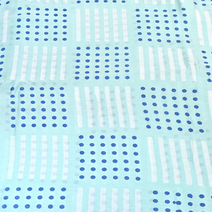 Silk Chanderi Digital Print Fabric 44" – Soft Lightweight Designer Fabric 001664-04