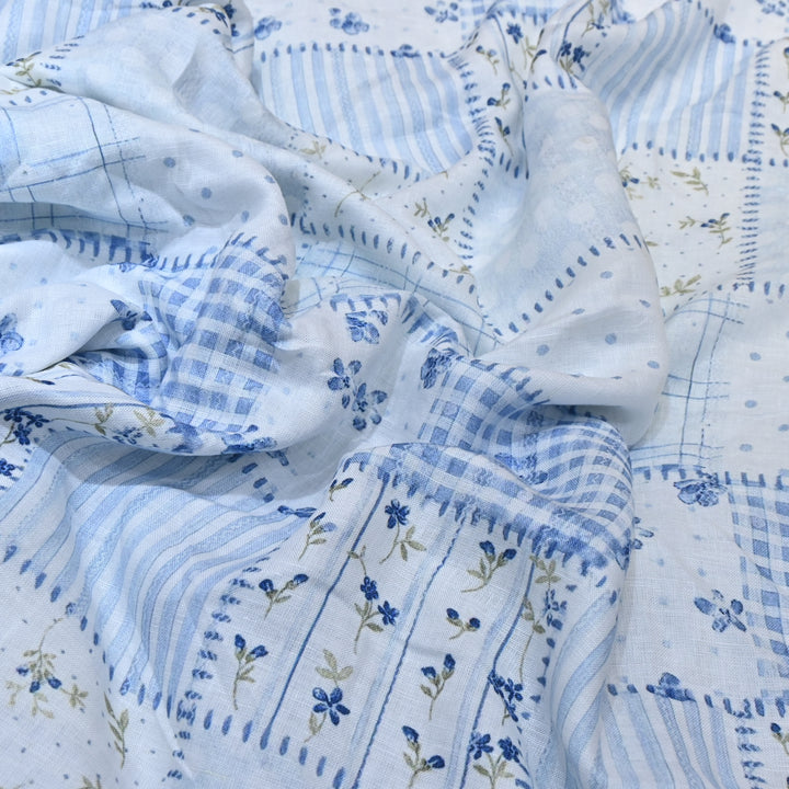 PREMIUM PURE LINEN DIGITAL PRINT FABRIC- LIN054- 05