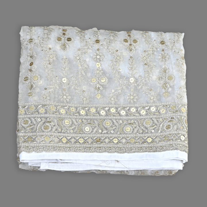 Organza Sequence & Zari Dupatta – Elegant Ethnic Dupatta for Women- RV2210-01