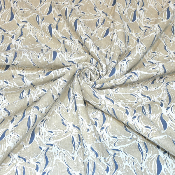Pure Linen Digital Print Fabric