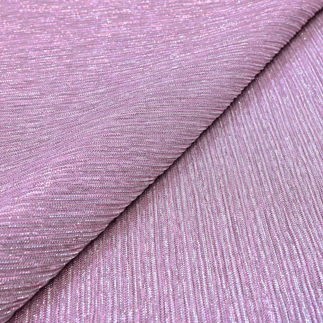 Lilac Crinkled Moonlight Fabric