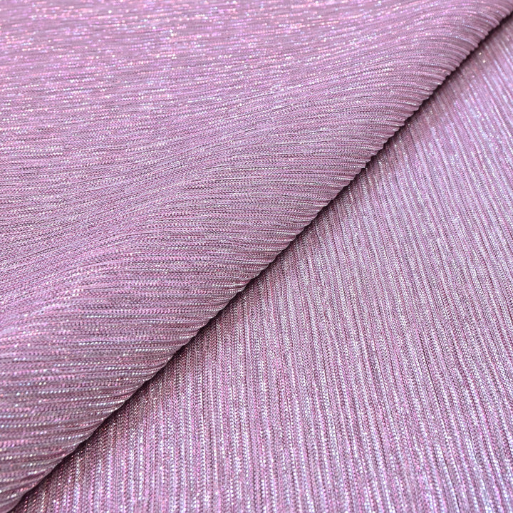Lilac Crinkled Moonlight Fabric