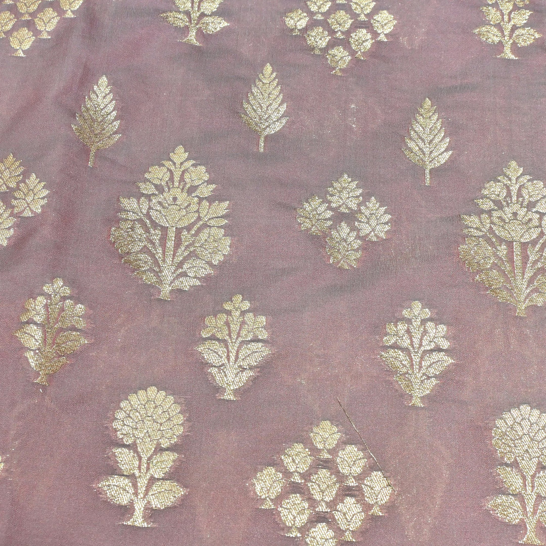 Katan Silk Zari Jaal Brocade Fabrics