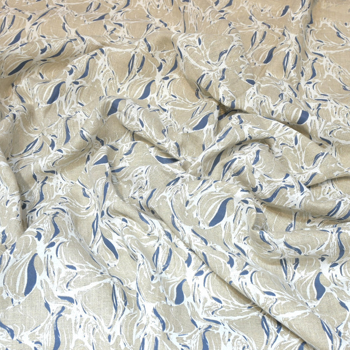 Pure Linen Digital Print Fabric