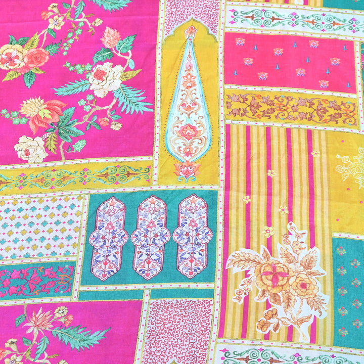 Premium Muslin Digital Print Fabric - 000844-27