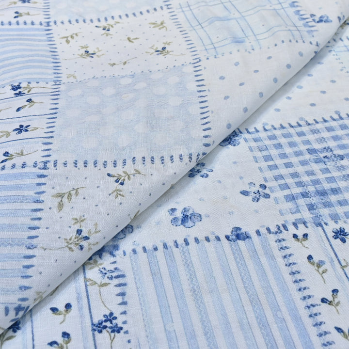 PREMIUM PURE LINEN DIGITAL PRINT FABRIC- LIN054- 05