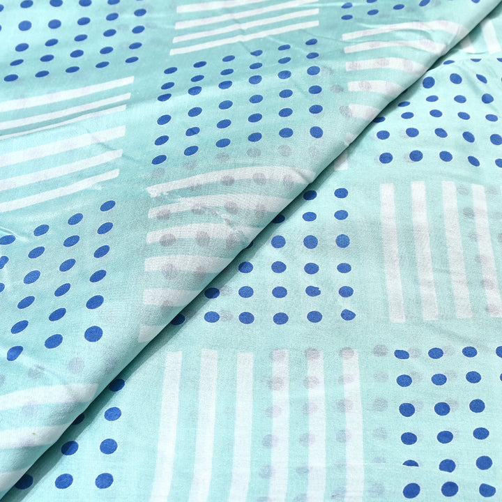 Silk Chanderi Digital Print Fabric 44" – Soft Lightweight Designer Fabric 001664-04
