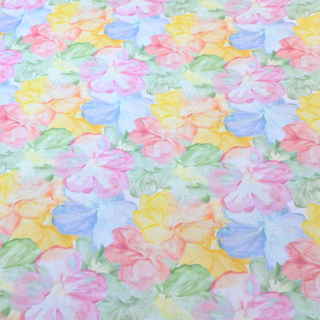 PREMIUM PURE LINEN DIGITAL PRINT FABRIC- LIN054- 07