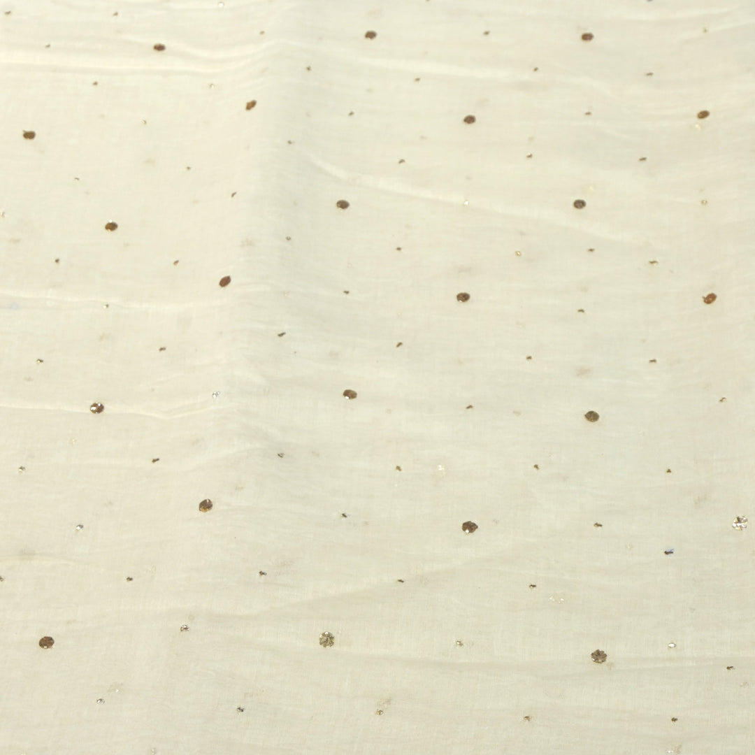 40gm Chanderi Mukaish Hand Work Fabrics