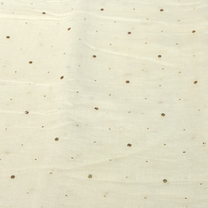 40gm Chanderi Mukaish Hand Work Fabrics