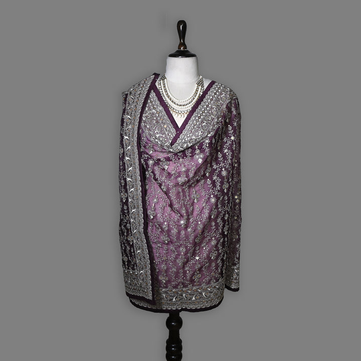 Organza Sequence & Zari Dupatta – Elegant Ethnic Dupatta for Women- RV2210-04