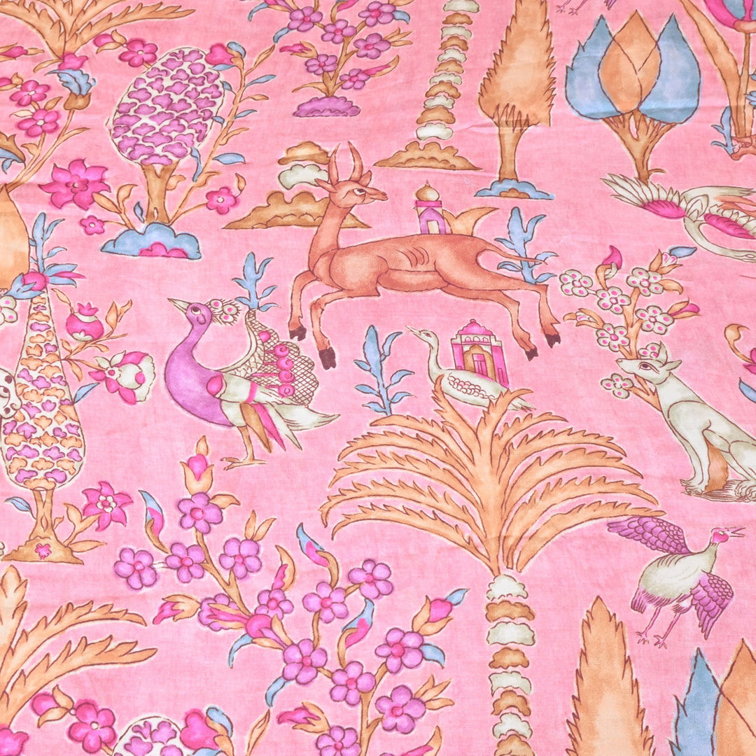 Bemberg Satin Digital Print Fabric– Soft Luxury Designer Satin Fabric 001333-41