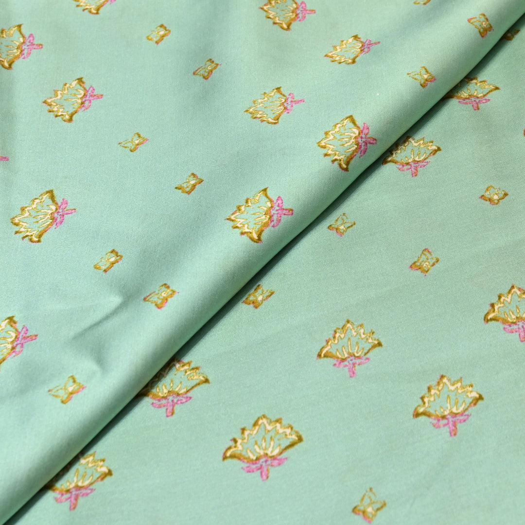 Bemberg Satin Digital Print Fabric– Soft Luxury Designer Satin Fabric 001333-10